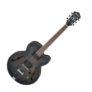 Ibanez Artcore AF55 Hollowbody Electric Guitar - Transparent Black Flat