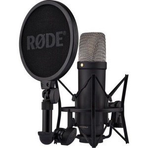 RODE NT1GEN5B 5th Generation Large-Diaphragm Cardioid Condenser XLR/USB Microphone (Black)