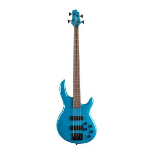 Cort Artisan C4 Deluxe-CBL 4 - String Solid Body Electric Bass Guitar - Candy Blue