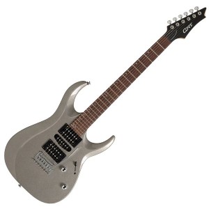 Cort X200-SV Solid Body Electric Guitar - Silver