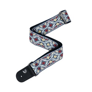 D'Addario 50RW01 Eco-Comfort Jacquard Woven Guitar Strap - Navy