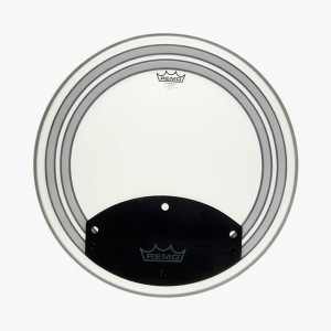 Remo PW-1122-00 Powersonic Coated Bass Drumhead - 22 inch 
