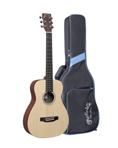 Martin LX1E Little Martin Acoustic-Electric Guitar with Gig Bag.