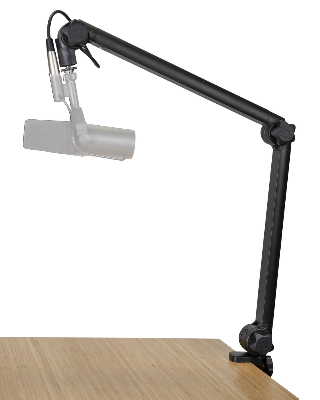 Gator Frameworks GFWMICBCBM3000 Deluxe Desk-mounted Broadcast Microphone Boom Arm.