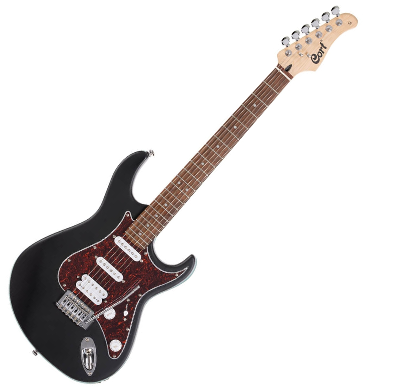 Cort G110-OPBK (HSS) Pick up Electric Guitar - Open Pore Black 