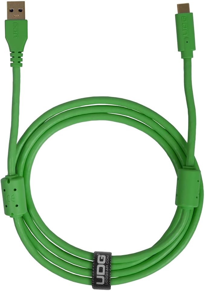 UDG U98001GR Ultimate Audio Cable USB 3.2 C-A Straight 1,5m (Green)