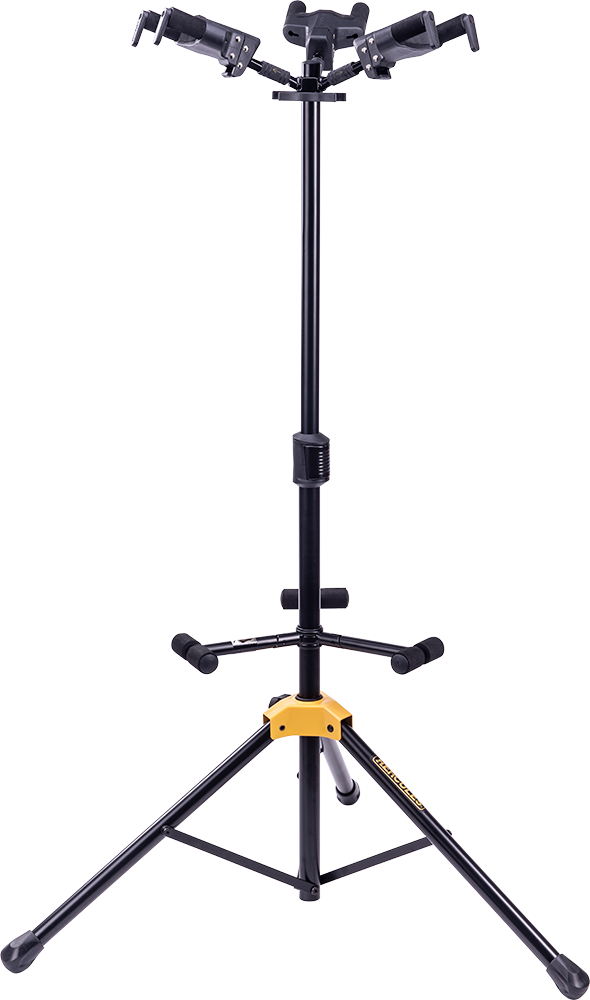 Hercules Stands GS432B Plus Acoustic/Electric/Bass Guitar Stand - Three guitar Stand