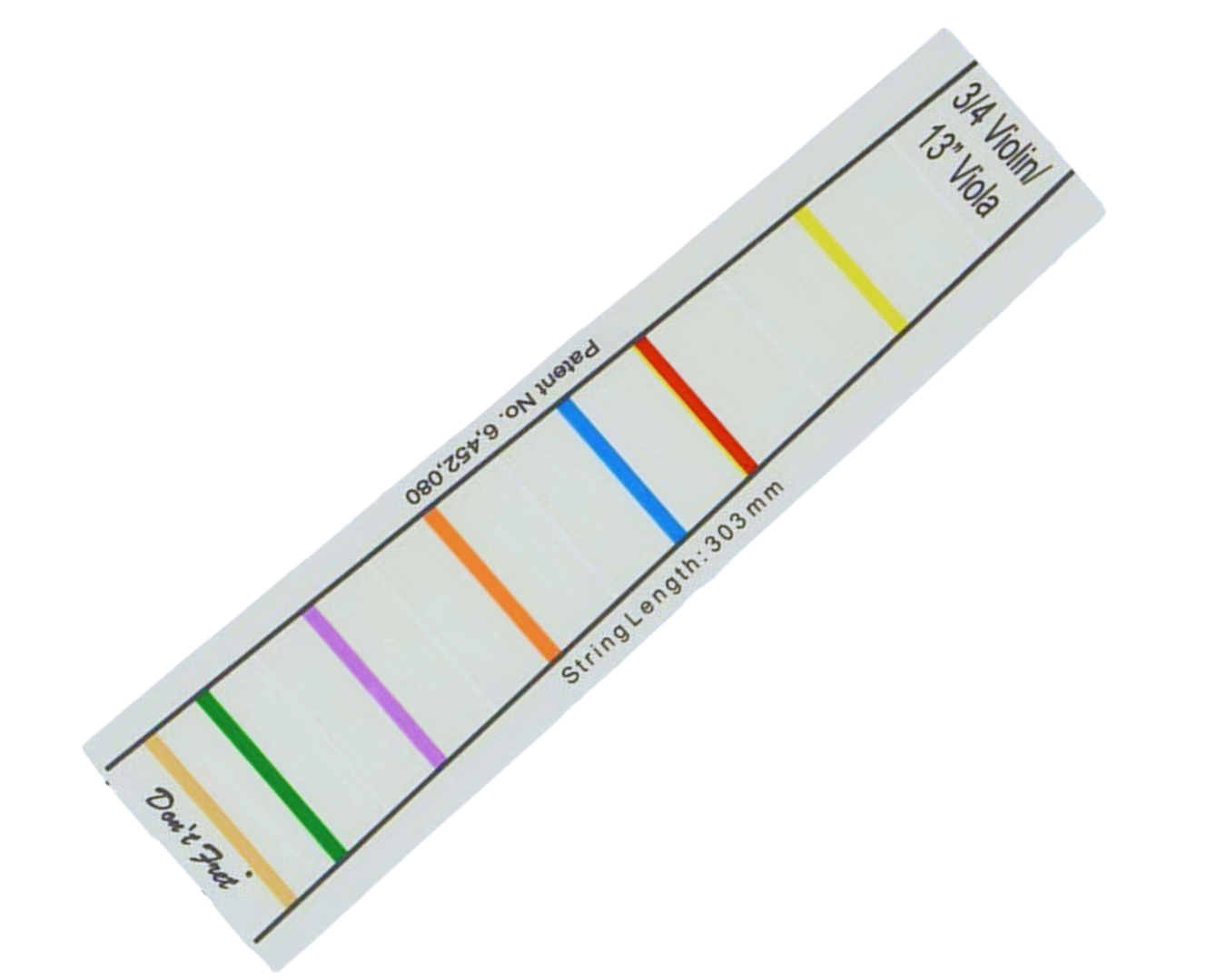 Don't Fret Finger Position Markers for Violin and Viola 3/4