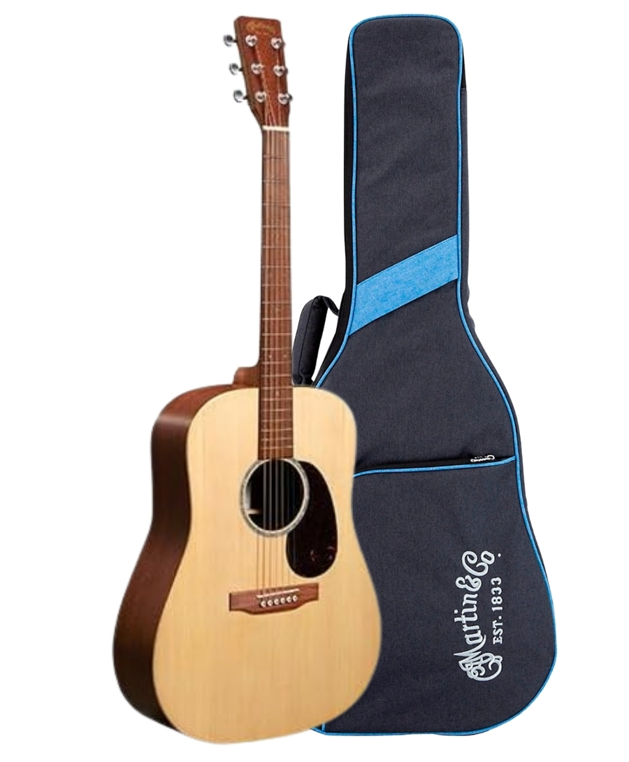 Martin DX2E-MAH Mahogany X Series Acoustic-Electric Guitar - Figured Mahogany Pattern