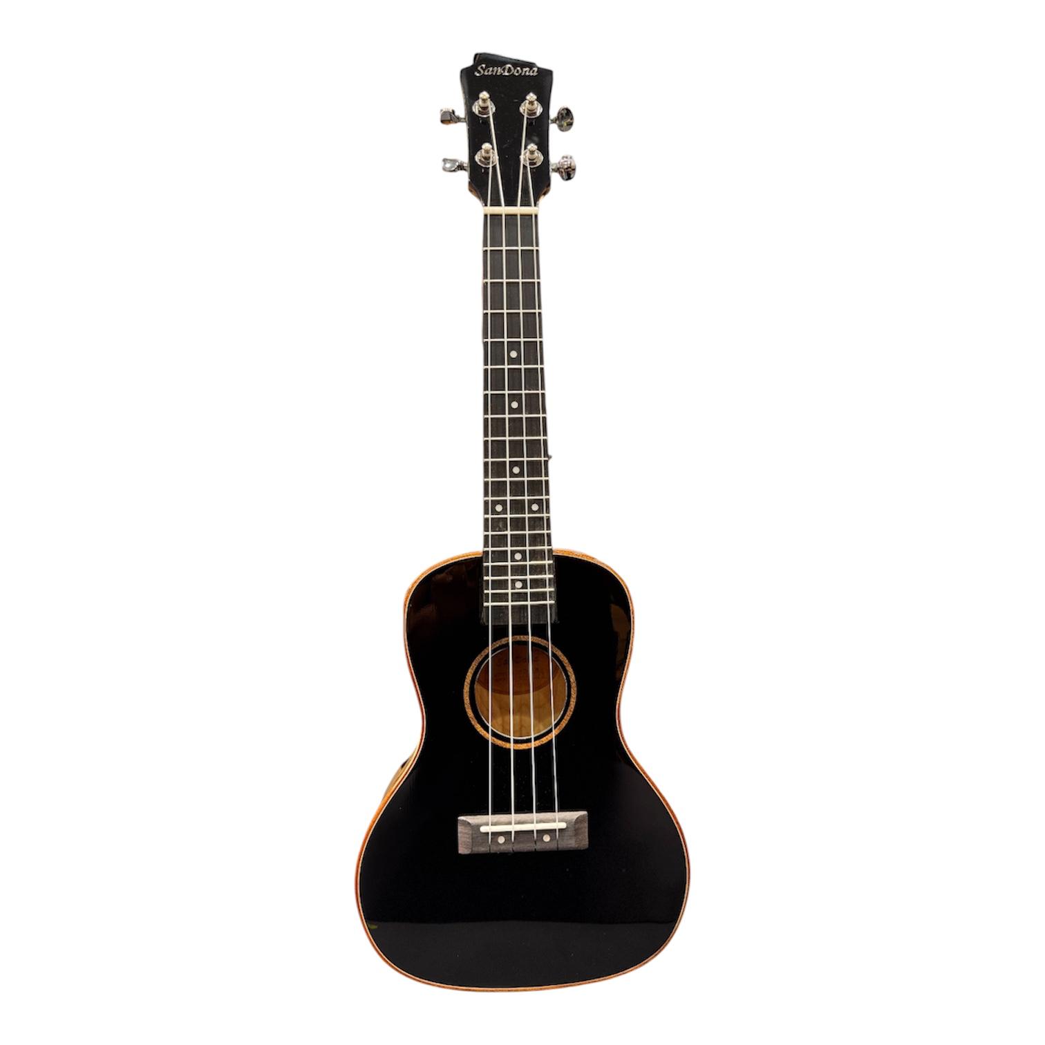 SanDona UKCM-EBE Concert Ukulele with Electric Pickup.