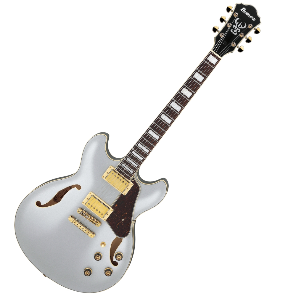 Ibanez Artcore AS73G-MSF Semi-hollow Electric Guitar - Moonstone Silver Flat