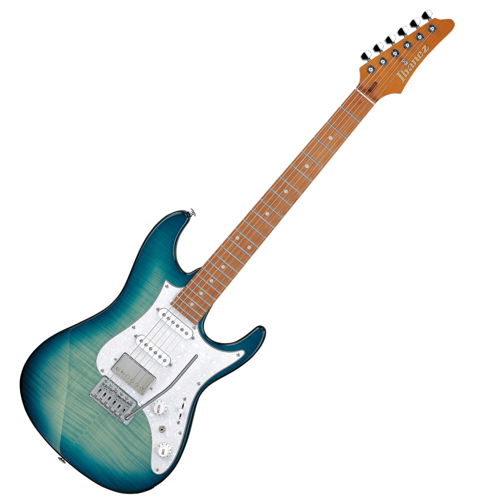 Ibanez Standard AZ22S1F-TXB Electric Guitar - Transparent Turquoise Burst